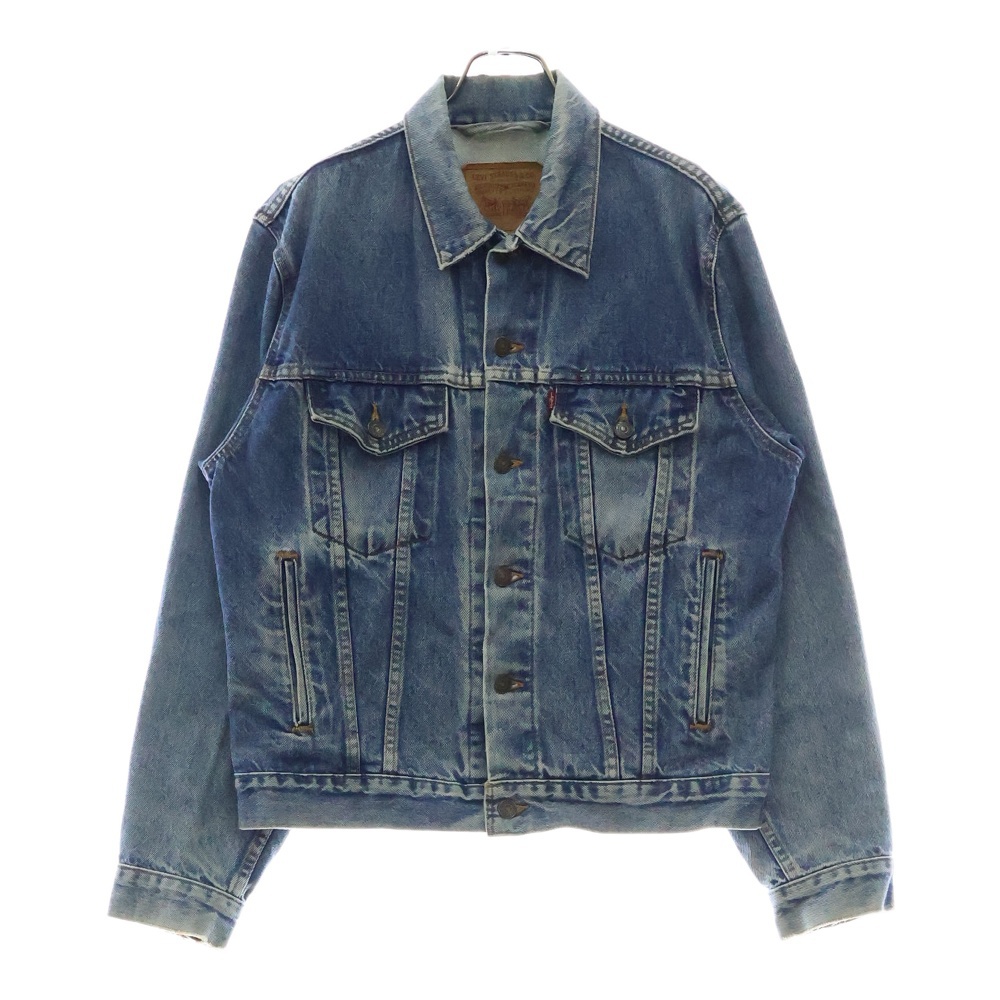 90s vintage ヴィンテージ70506-0216 ボタン裏715 スモールE デニムジャケット インディゴ Bランク