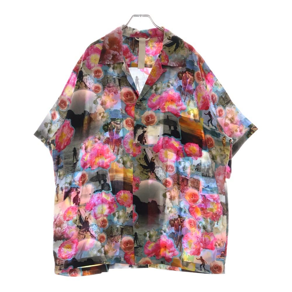 ALOHA SURF SHIRTS MULTI 総柄サーフアロハ半袖シャツ マルチカラー Aランク