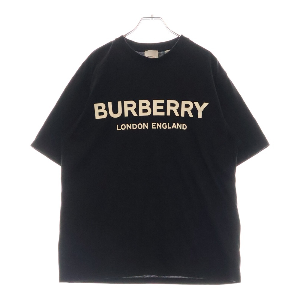 ロゴプリント 半袖カットソー Tシャツ ブラック 8026016 Aランク