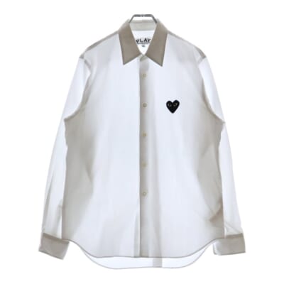 プレイコムデギャルソン PLAY CARDIGAN ハートロゴ ニットカーディガン