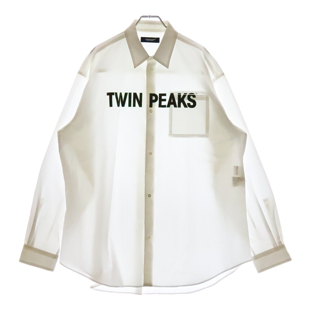 アンダーカバー 24AW Typewriter Shirt Twin Peaks 長袖シャツ