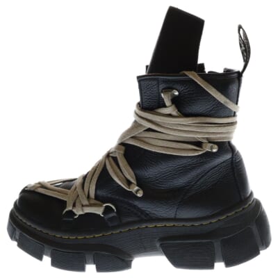 x Dr. Martens 1460 DMXL MEGA LACE BOOT DM01D7809 ×ドクターマーチン メガレース レザーハイカットブーツ ブラック Bランク