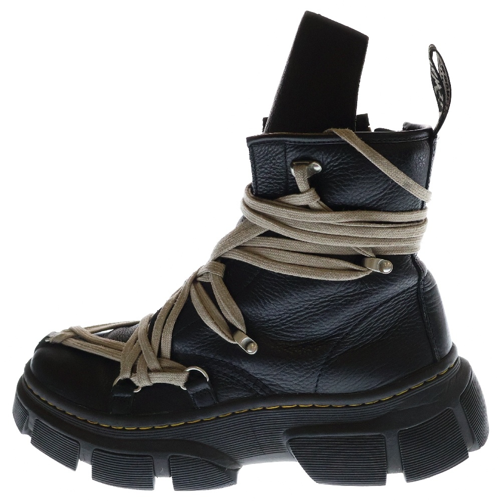 x Dr. Martens 1460 DMXL MEGA LACE BOOT DM01D7809 ×ドクターマーチン メガレース レザーハイカットブーツ ブラック Bランク