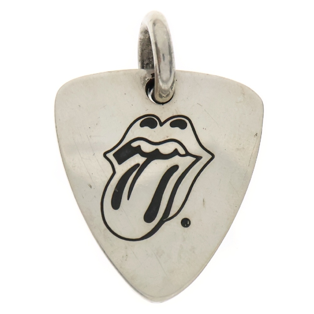 LT GUITAR PICK ギターピック リップ&タン ペンダント ネックレストップ シルバー Aランク