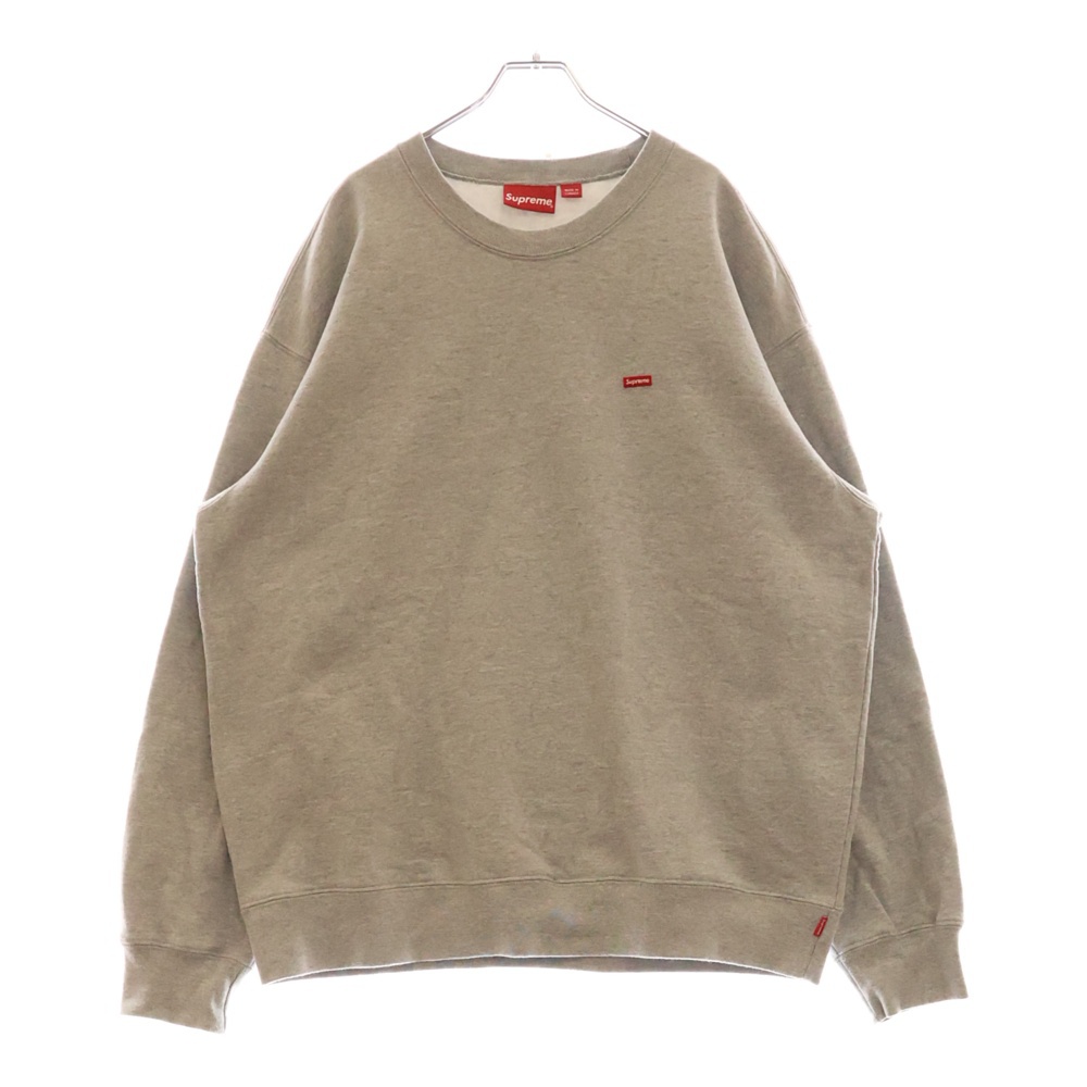 Small Box Crewneck スモールボックスロゴ クルーネックスウェット トレーナー グレー Bランク