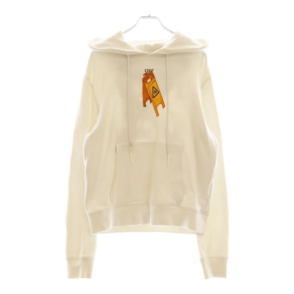 20AW PASCAL SKELETON HOODIE スケルトン プルオーバースウェットパーカー フーディー ホワイト OMBB034F20FLE003 Bランク