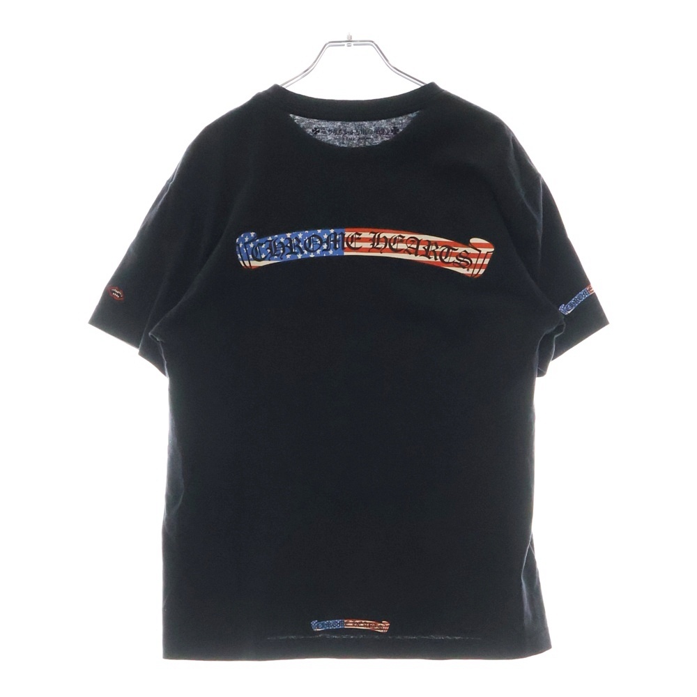 ×MATTY BOY CH T-SHIRT マッティボーイ スクロールラベルプリント 半袖Tシャツ ブラック Bランク