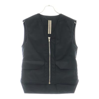 18AW ジップアップコットンべスト RU18F1740-P ブラック Aランク
