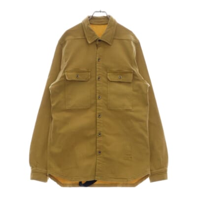 24SS OUTERSHIRT コーティング アウターシャツ シャツジャケット ベージュ DU01D1296-SCF Sランク