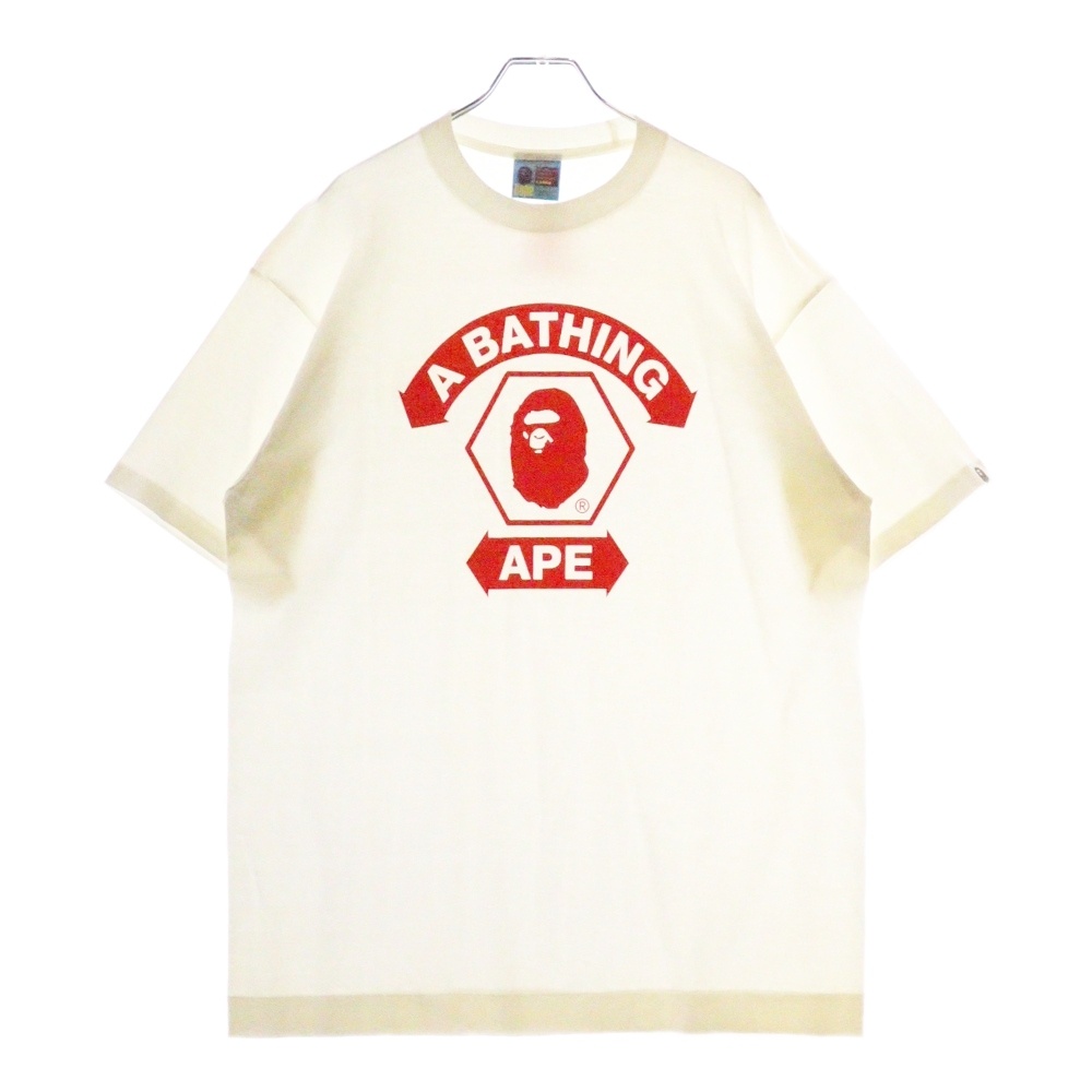 アベイシングエイプ シャンブレー ワークシャツ BUSY OPERTR 半袖 SPRAY PRINT BUSY WORKS RELAXED FIT TEE（Tシャツ/カットソー