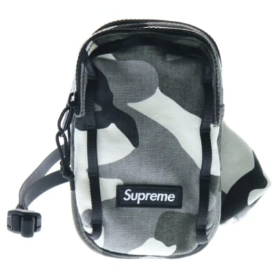 25SS Camera Bag Mini Pouch カメラバッグ ミニポーチ カモフラージュ 迷彩ショルダーバッグ グレー Aランク