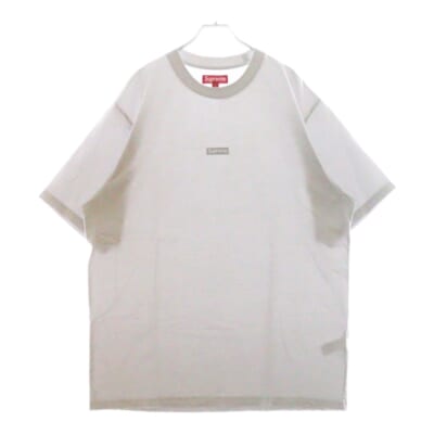 23AW High Density Small Box S/S Top ハイデンシティースモールボックスロゴ 半袖Tシャツ グレー Aランク