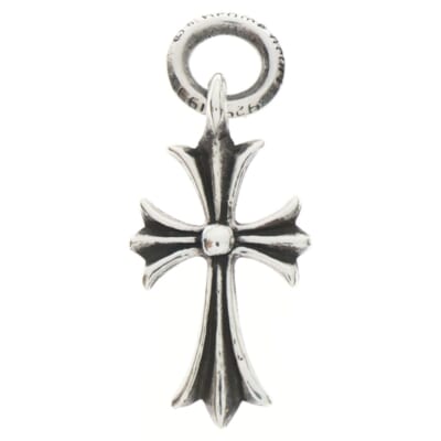 OLD TINY CH CROSS タイニーCHクロス チャーム ネックレストップ シルバー BCA382 Bランク