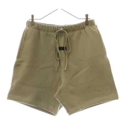 SHORT PANTS ラバーロゴ スウェットハーフパンツ ショーツ グレー Sランク