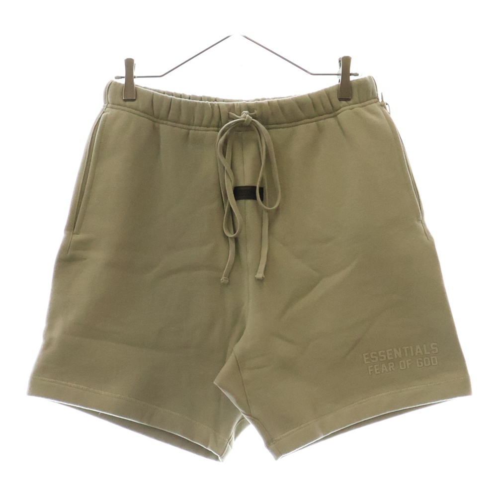 SHORT PANTS ラバーロゴ スウェットハーフパンツ ショーツ グレー Sランク