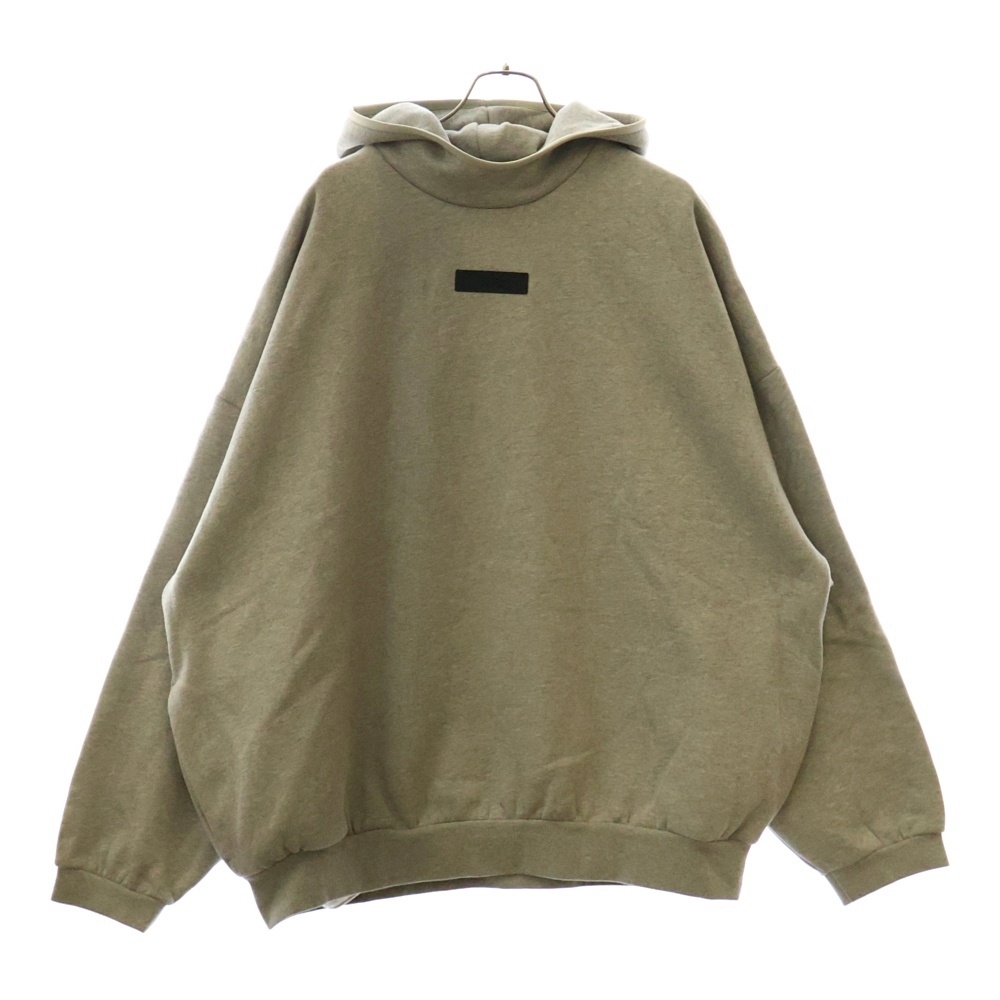 HOODIE ラバーロゴ プルオーバースウェットパーカー フーディー グレー Sランク