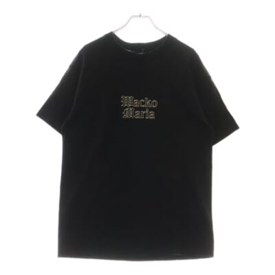 24SS TIM LEHI CREW NECK T-SHIRT TYPE-1 ティムリーハイ ロゴ刺繍半袖Tシャツ ブラック 24SS-WMT-TEE04 Sランク