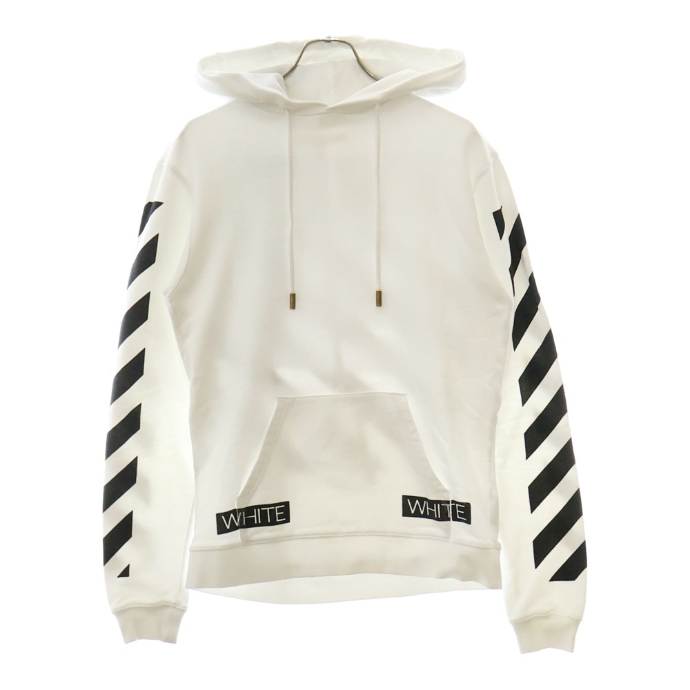 16SS Hoodie プルオーバースウェットパーカー フーディー ホワイト Aランク