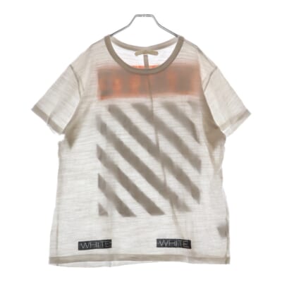16SS T-Shirt バックロゴ半袖Tシャツ ホワイト Aランク