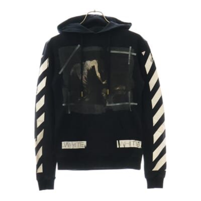 16SS Caravaggio Hoodie カラヴァッジョ プルオーバースウェットパーカー フーディー ブラック Aランク