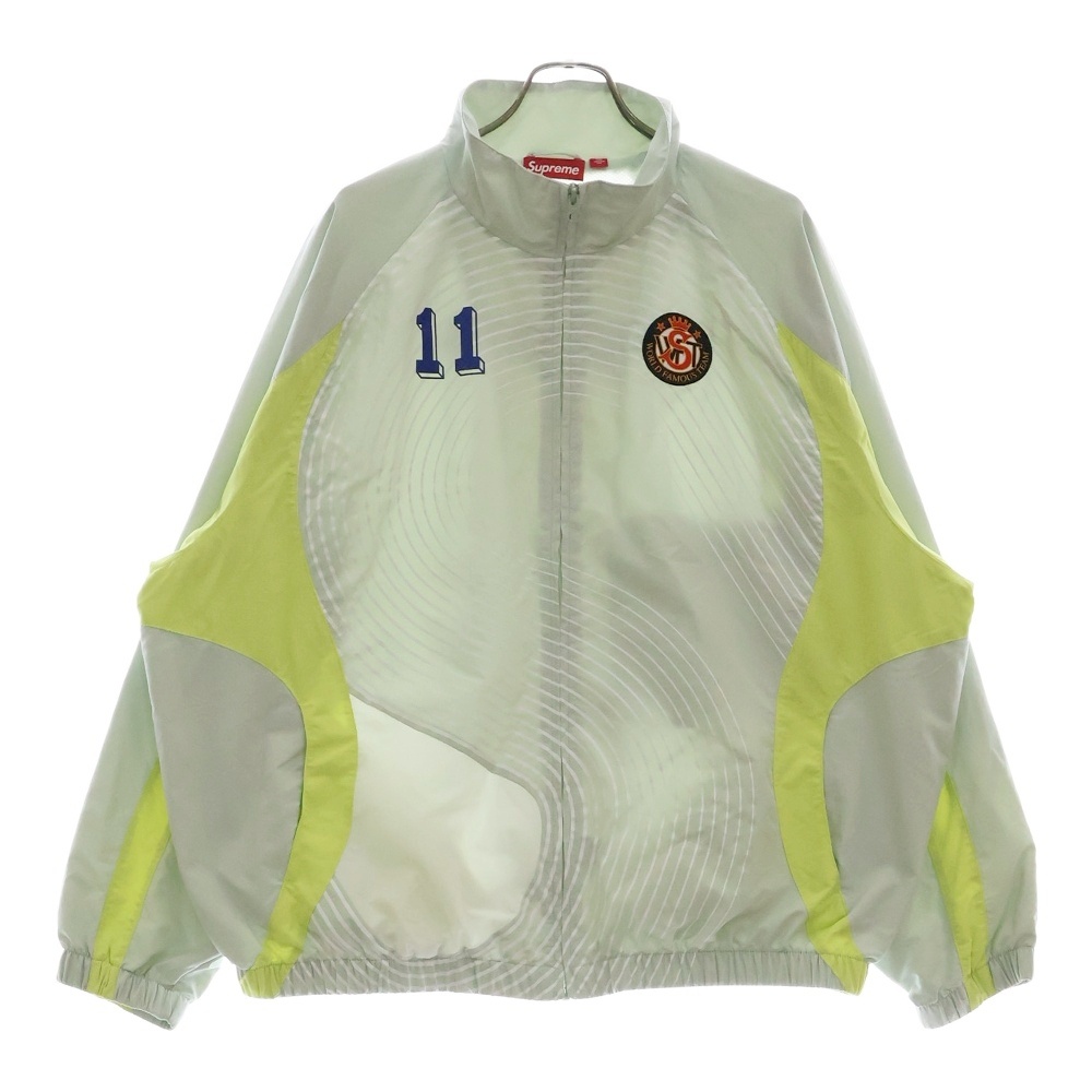 24AW S Logo Track Jacket Sロゴトラックジャケット ナイロンジャケット ホワイト Bランク