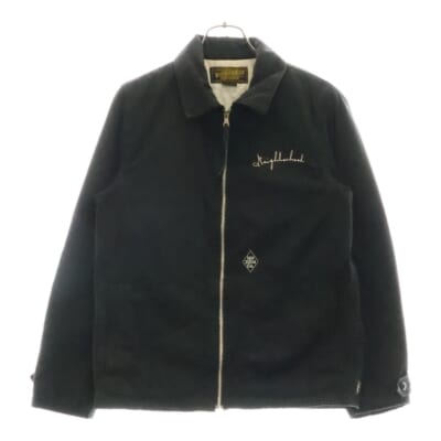 09AW ×Disney BIG.BAD.FIXX/C-JKT ×ディズニー コットン ブルゾン ジャケット ブラック 092BEWDN-JKM01 Bランク