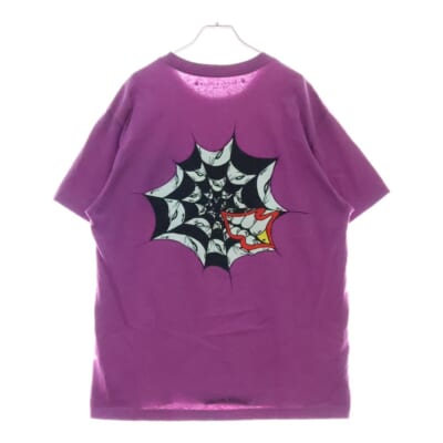 21AW ×MATTYBOY SPIDER WEB Tee ×マッティボーイ スパーダーウェブ 半袖Tシャツ カットソー パープル Bランク