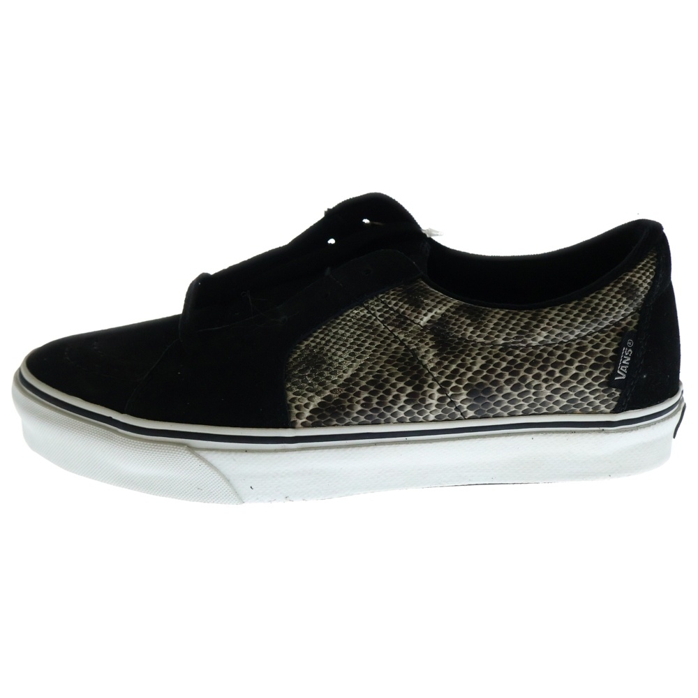 AV SK8-LOW SNAKE/BLACK スケート スネークスキン スエード ローカットスニーカー ブラック US10/28cm VN-0ANQXLP Aランク