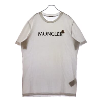 23AW T-SHIRT ロゴパッチ クルーネック 半袖Tシャツカットソー ホワイト I10918C00064 B390T Bランク