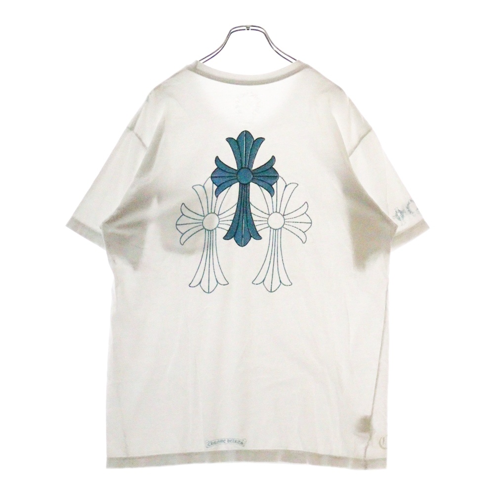 Cemetery Cross S/S Tシャツ 半袖カットソー ホワイト/ブルー Bランク