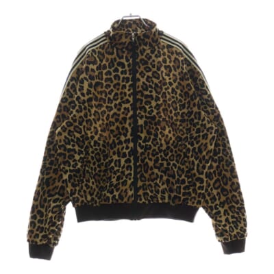 LEOPARD STUNTMAN & WOMAN TRACK JACKET レオパード柄 スタントマンアンドウーマン トラックジャケット ブルゾン ブラウン K2303LC043 Aランク