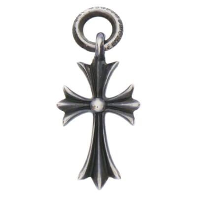 TINY CH CROSS タイニーCHクロス チャーム ネックレストップ シルバー BCA382 Bランク