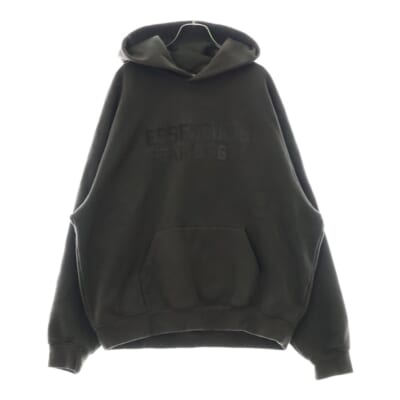 フロント フェルトロゴパーカー フーディー ブラウン Bランク