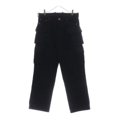 FLEURKNEE FATIGUE PANTS フレアニー ファティーグ カーゴパンツ ブラック/シルバー Bランク