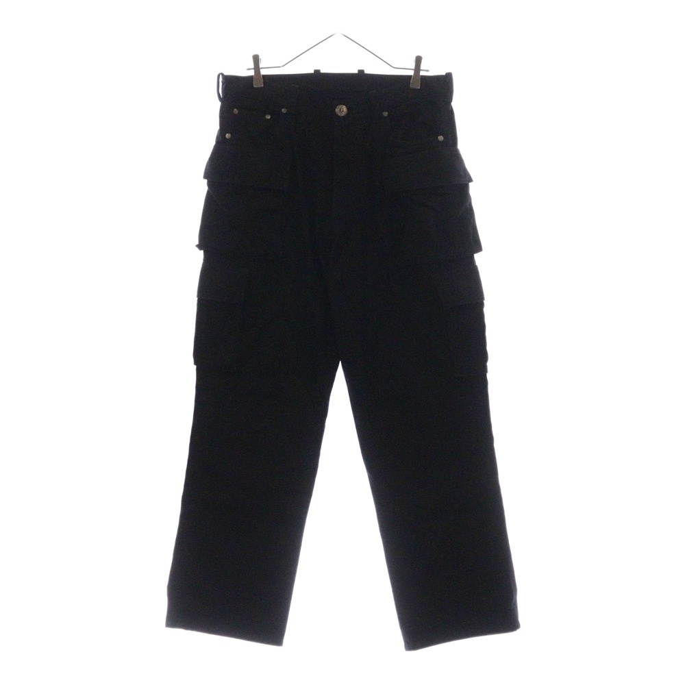FLEURKNEE FATIGUE PANTS フレアニー ファティーグ カーゴパンツ ブラック/シルバー Bランク
