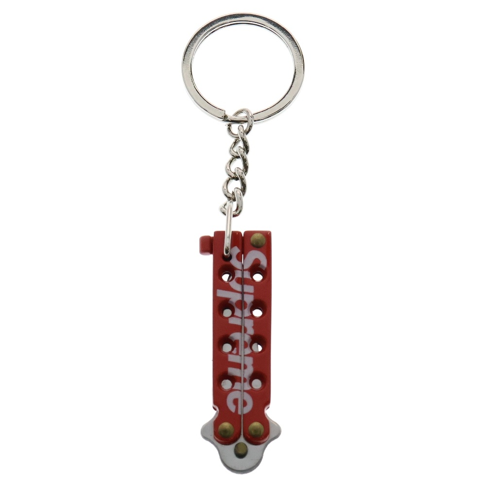 15SS Mini Butterfly Knife Keychain ミニ バタフライ ナイフ キーチェーン レッド Aランク