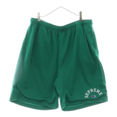 24SS×Champion Mesh Short チャンピオン メッシュショーツ ショートパンツ グリーン Bランク