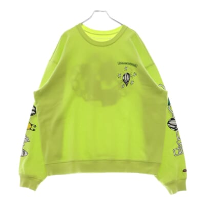 22AW ×MATTY BOY PPO CHAIN GAME マッティボーイ チェーンゲームクルーネックスウェットトレーナー イエロー Bランク