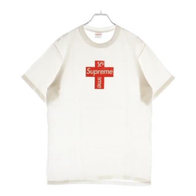 20AW Cross Box Logo Tee クロスボックスロゴ 半袖Tシャツ ホワイト Bランク