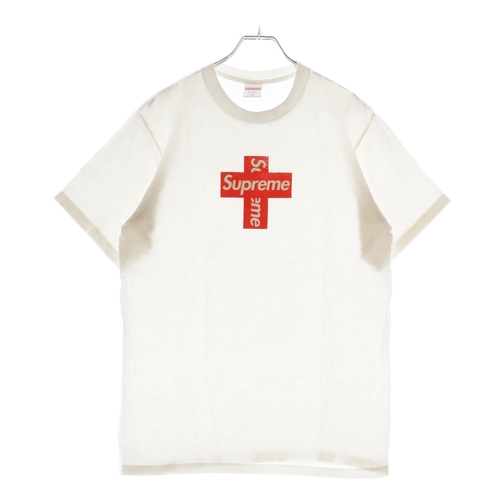 20AW Cross Box Logo Tee クロスボックスロゴ 半袖Tシャツ ホワイト Bランク