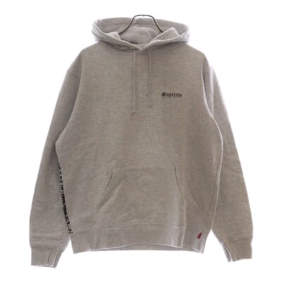 20SS Mary Hooded Sweatshirt バックプリント プルオーバーパーカー グレー Bランク