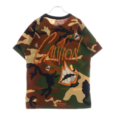 PPO CAUTION T-SHRT MATTY BOY マッティボーイ 迷彩 カモフラ 半袖 Tシャツ マルチ Bランク