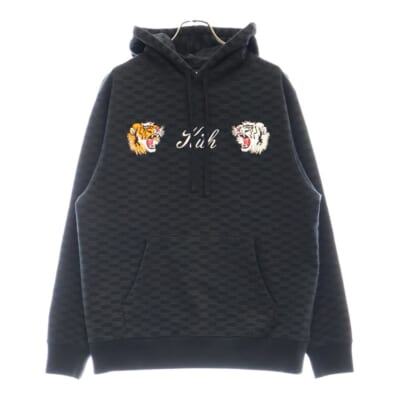 20AW 東京限定 NEW YEAR HOODIE ニューイヤーフーディ フロント刺繍パーカー 20-070-060-0008-3-0 ブラック Aランク