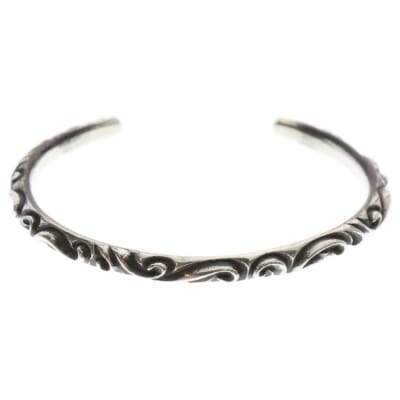 BANGLE SCROLL スクロールバンドバングル ブレスレット シルバー BCA127 Bランク