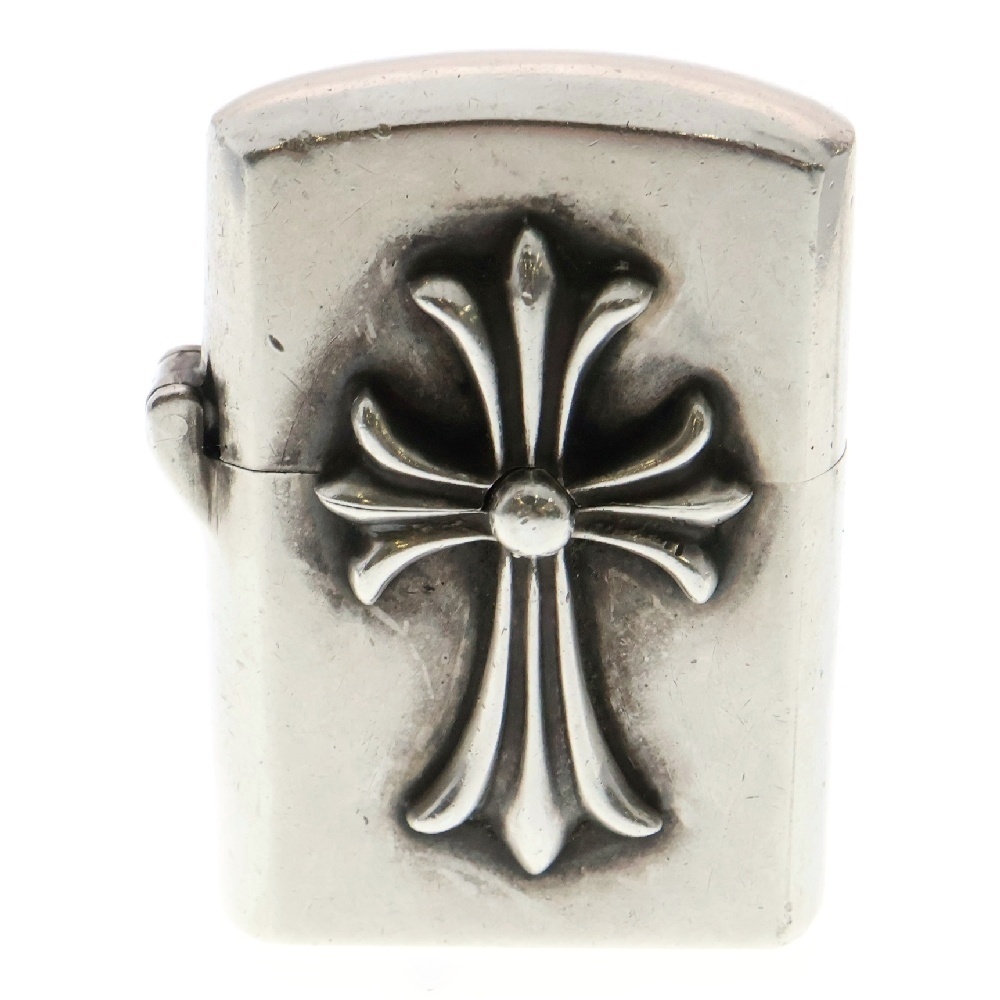 ZIPPO LIGHTERZ-V1 V1スモール CHクロス ジッポライター シルバー BCA398 Bランク
