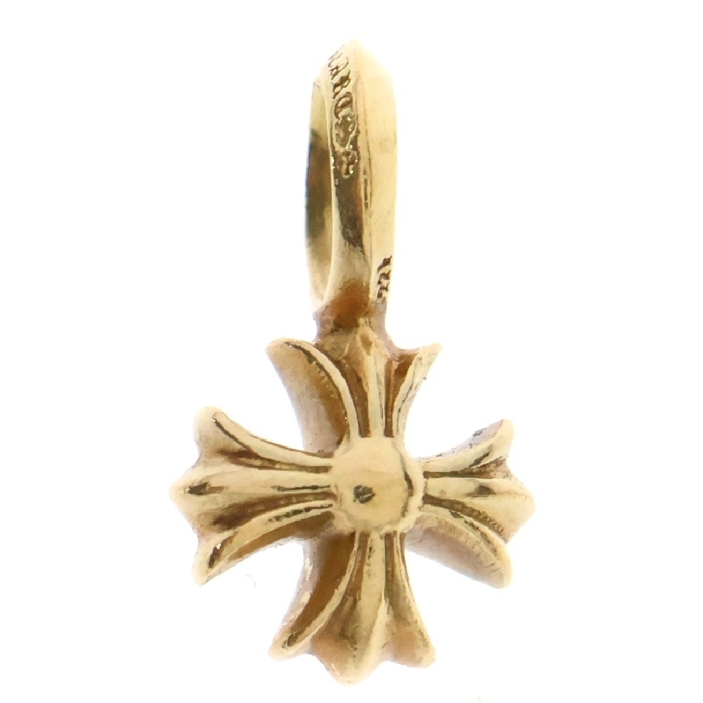 新品クロムハーツ22Kスタックチャーム Iイニシャルゴールドネックレス