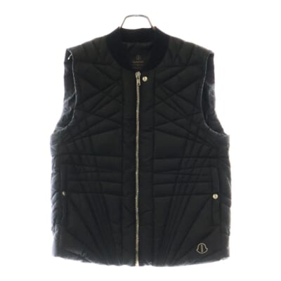 ×RICK OWENS MEGAPENTA FLIGHT VEST×リックオウエンス ダウンベストジャケット ブラック J209N1A00003 Bランク