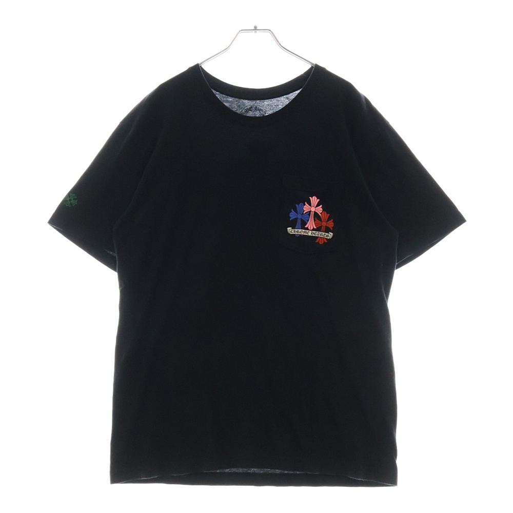 MLTCOL CEM CRS T-SHRT マルチセメタリークロスプリント半袖Tシャツ ブラック Bランク