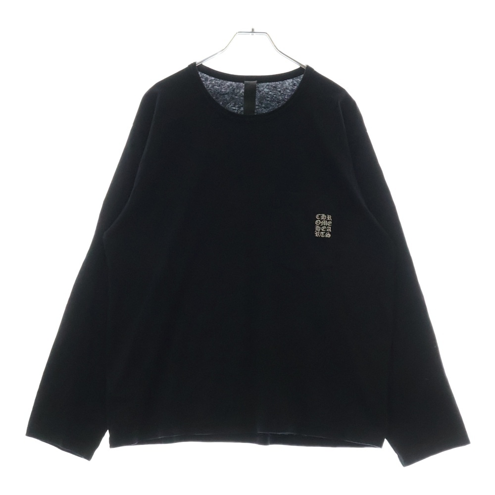 Y NOT L/S ワイノット ロゴ刺繍ロングスリーブ長袖Tシャツ ロンT Bランク