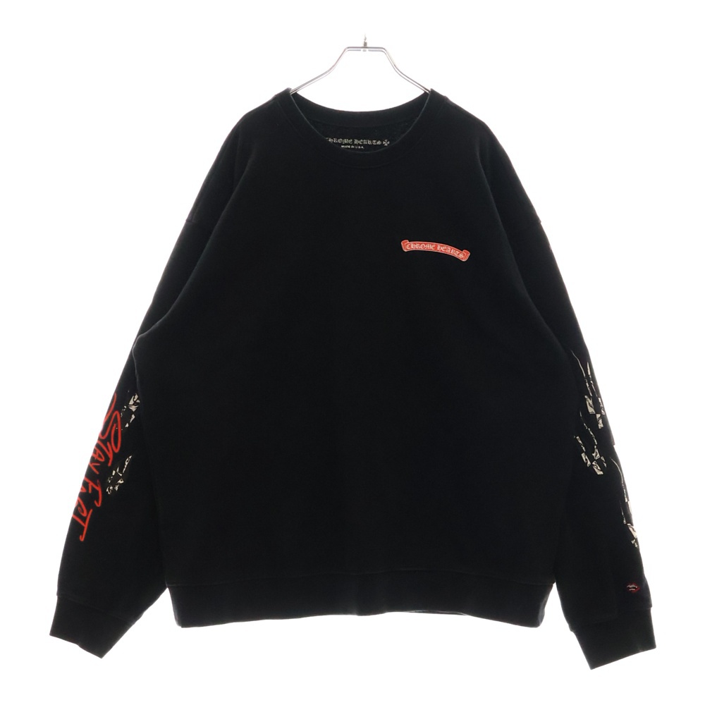 PPO STAY FAST RACE TEAM SWTSHRT MATTY BOYステイファストプリントスウェット トレーナー ブラック Aランク